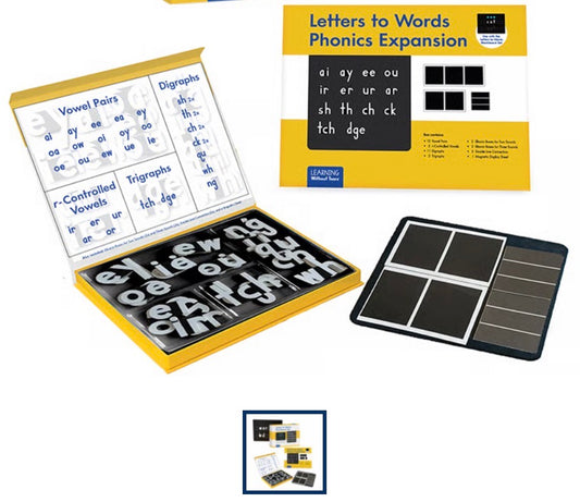 Letters to Words Blackboard: Phonics Expansion