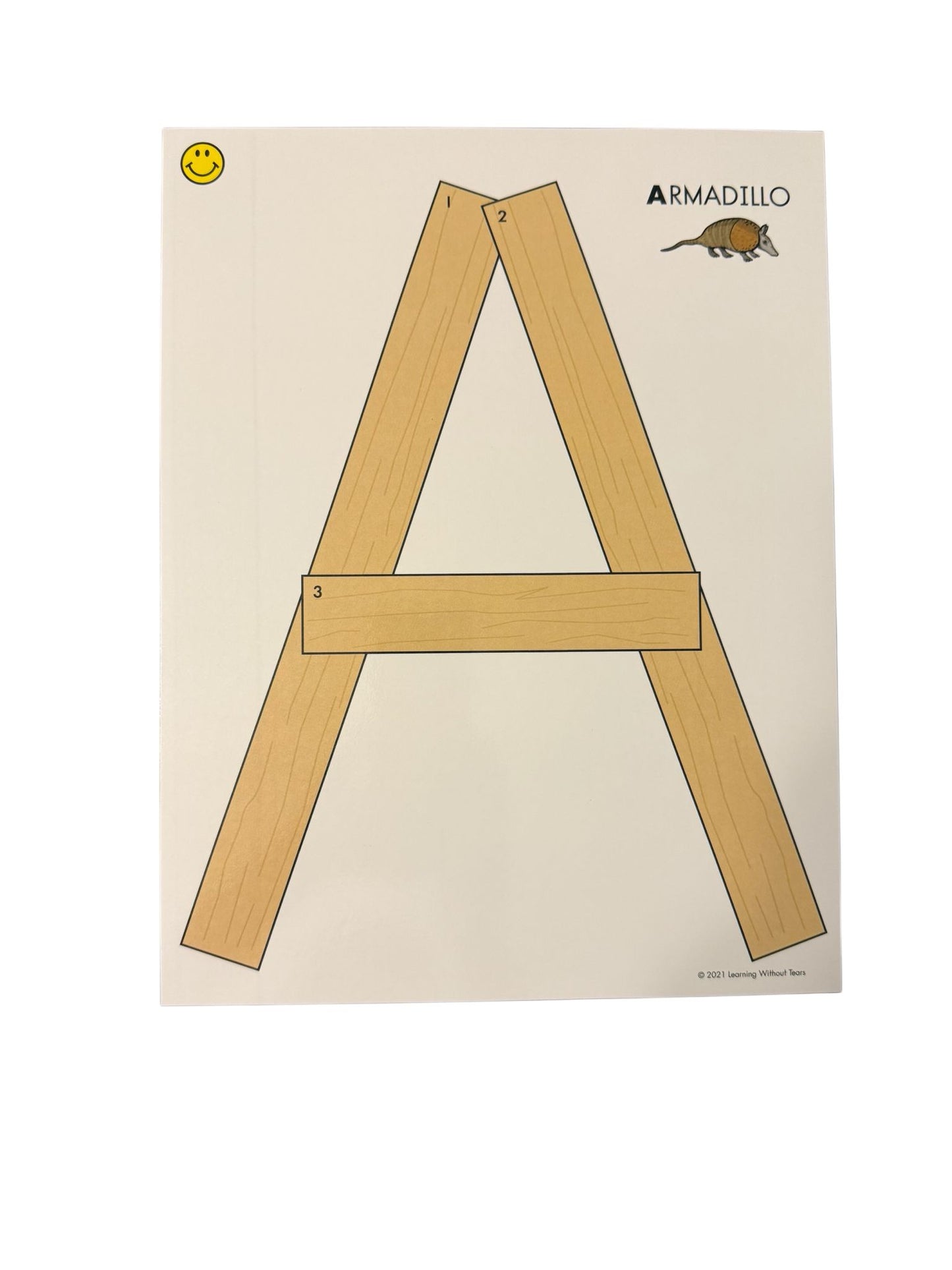 Spanish Laminated Capital Letters Cards