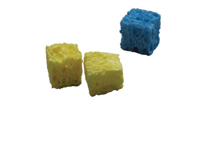 Cubos de esponja pequeños